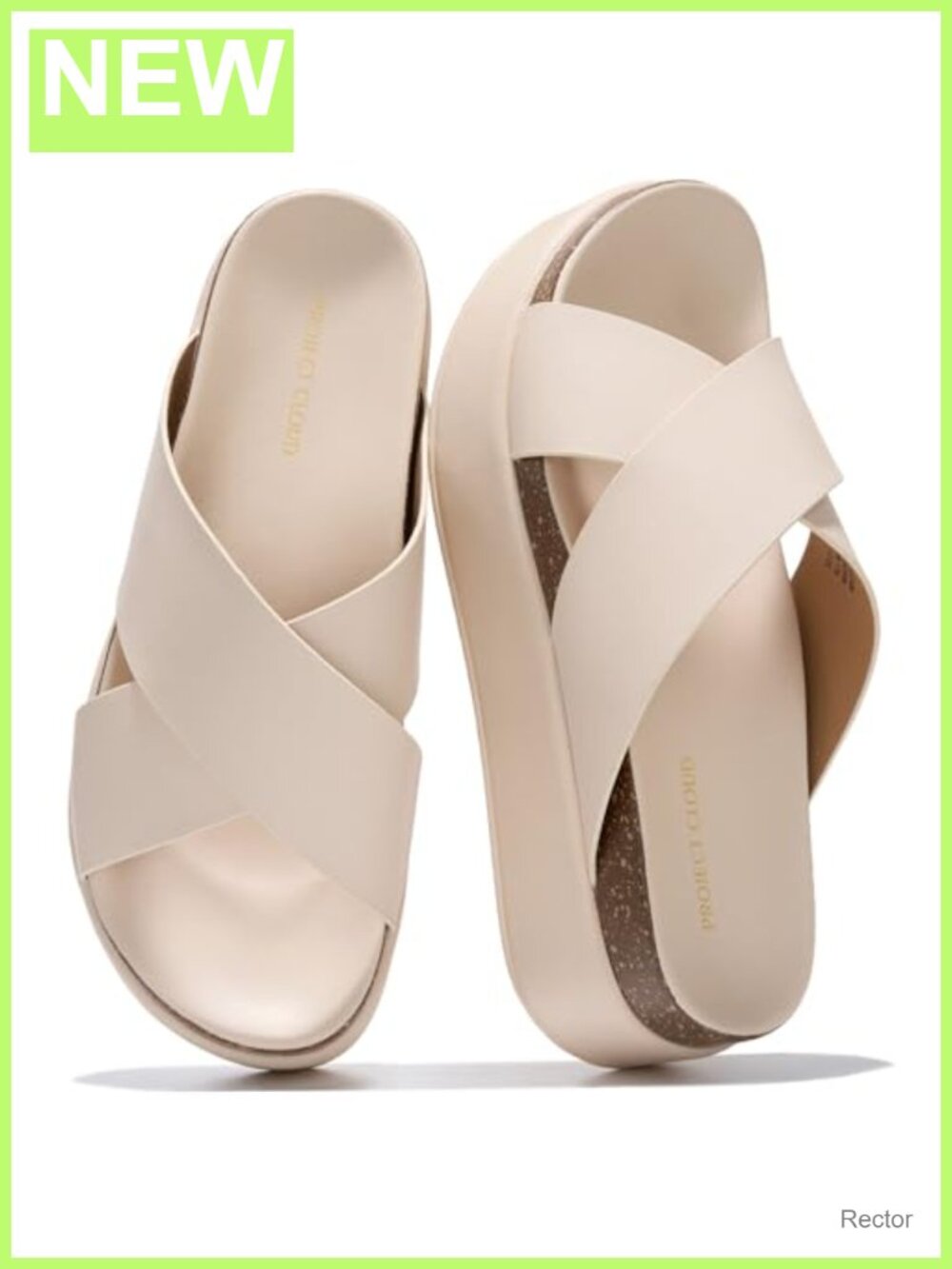 Women Platform Wedge Sandals Slip On Lightweight Water Resistant